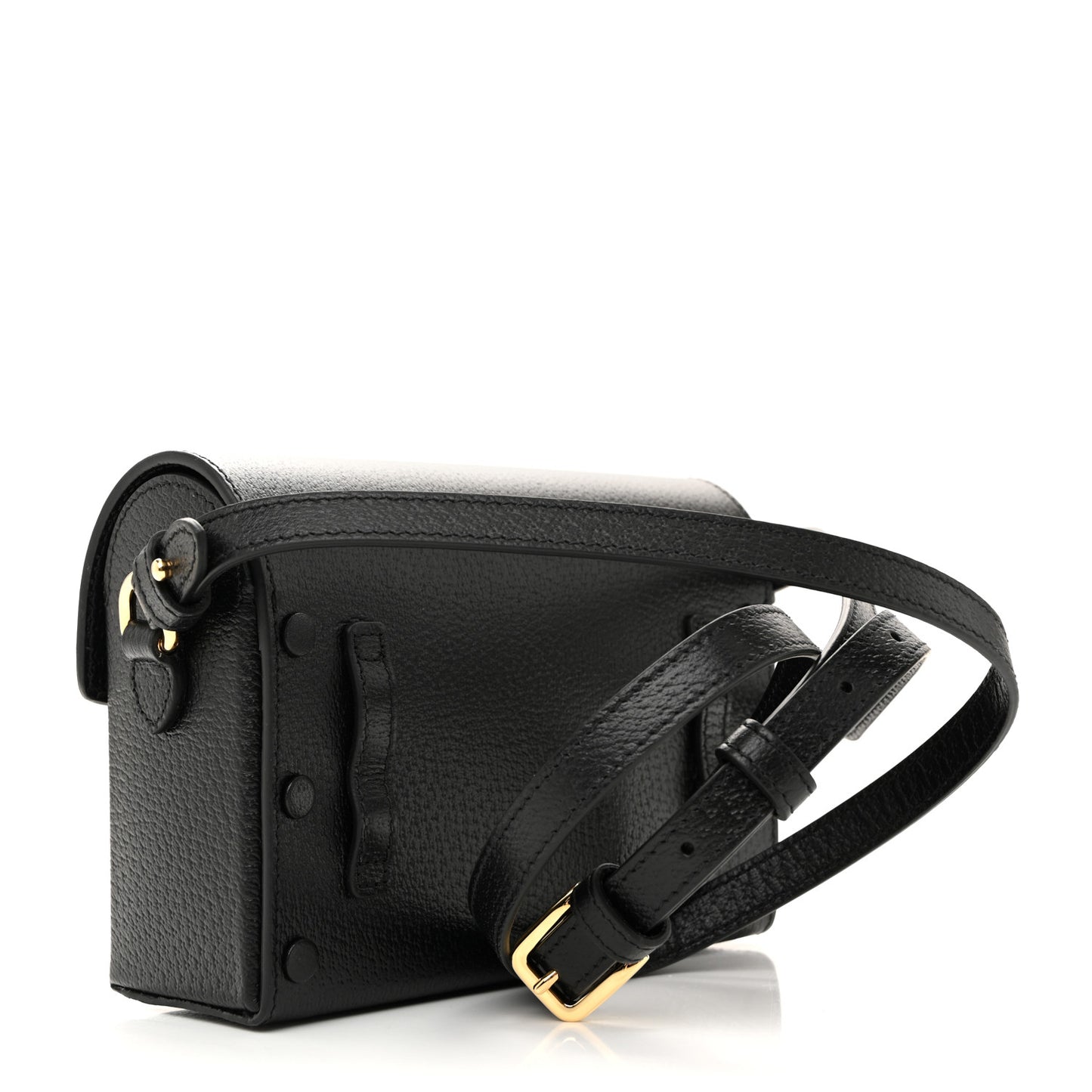 Calfskin Horsebit 1955 Shoulder Bag Black