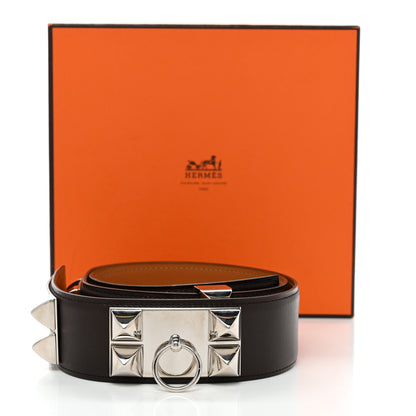 Hermes Box Collier De Chien CDC Belt 90 36 Chocolate 7 of 7