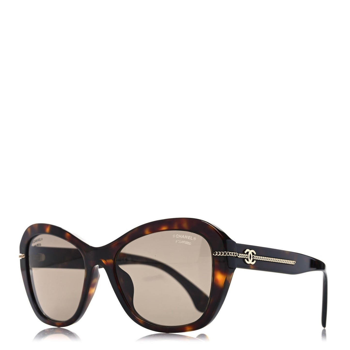 Acetate Polarized CC Butterfly Sunglasses 5510 Dark Tortoise