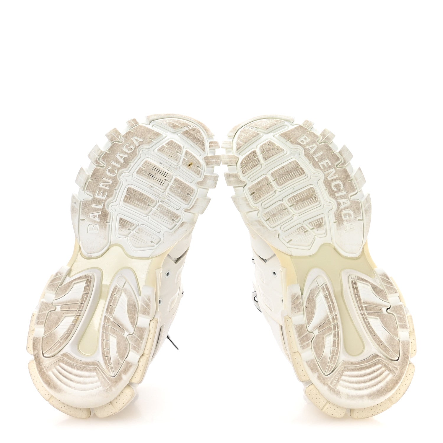 Balenciaga Rubber Mesh Fabric Bicolor Recycled Sole Womens Track