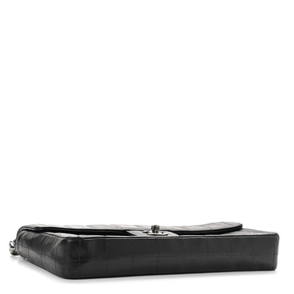Chanel Lambskin East West Chocolate Bar Flap Black 4 of 12