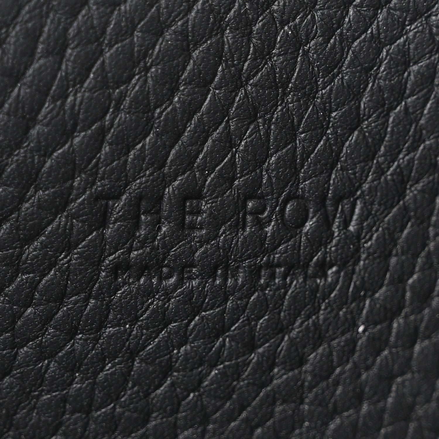 The Row Grained Calfskin Soft Margaux 10 Bag Black 6 of 9