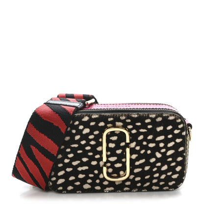Marc Jacobs Calf Hair Crocodile Snakeskin Embossed Calfskin Snapshot Camera Bag Multicolor 1 of 10