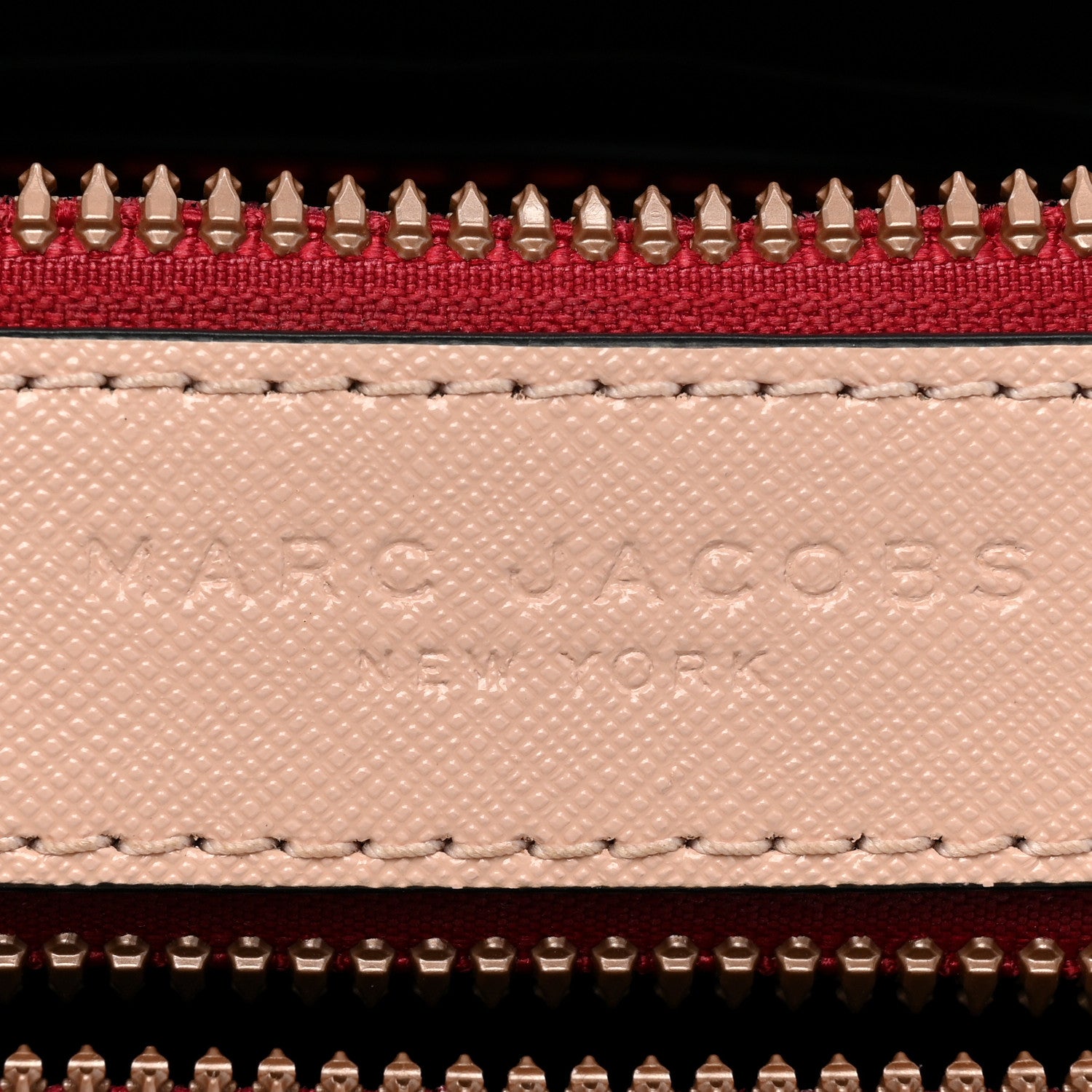 Marc Jacobs Saffiano Small Snapshot Camera Bag Red Beige 8 of 14