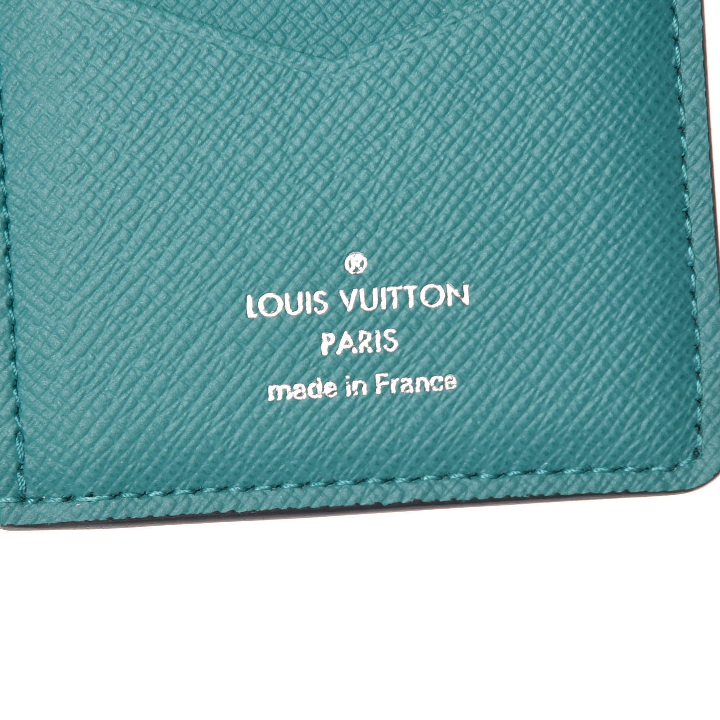 Monogram Pocket Organizer Green