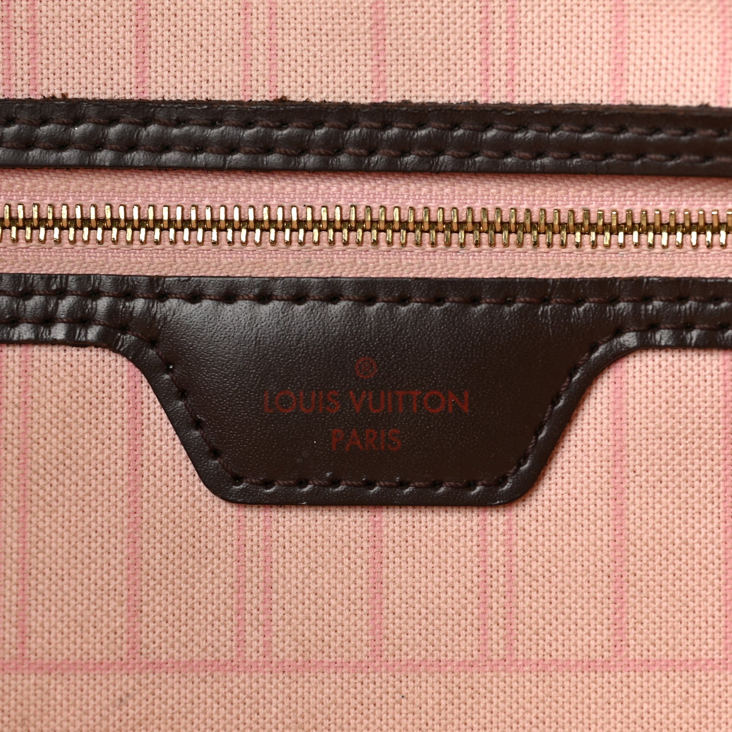 Damier Ebene Neo Neverfull MM Rose Ballerine