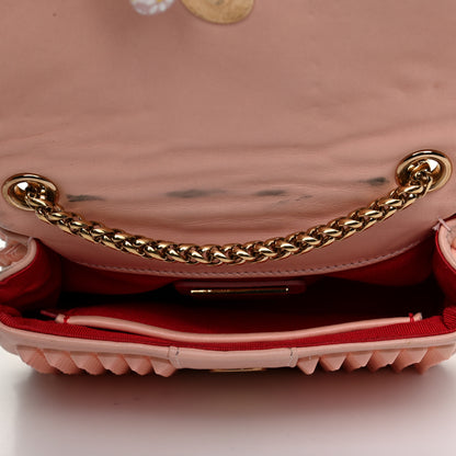 Christian Louboutin Calfskin Spiked Sweety Charity Crossbody Bag Jupon Pink 5 of 11