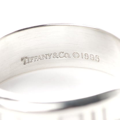 Tiffany Sterling Silver Atlas Ring 60 9 4 of 4