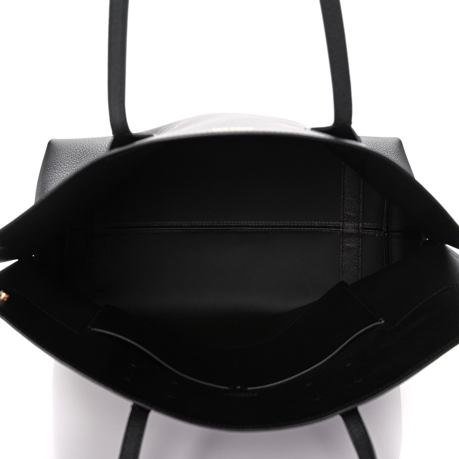 Burberry Calfskin Large Society Tote Black 5 of 11