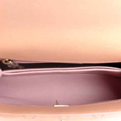 Chanel Iridescent Caviar Quilted Mini Coco Handle Flap Light Pink 5 of 10