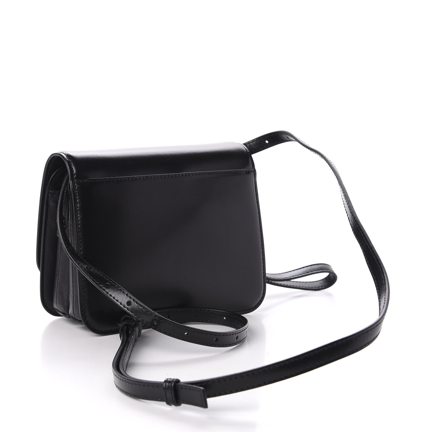 Balenciaga Shiny Box Calfskin Small B Bag Black 3 of 11