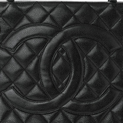 Chanel Caviar Quilted Medallion Tote Black 7 of 9