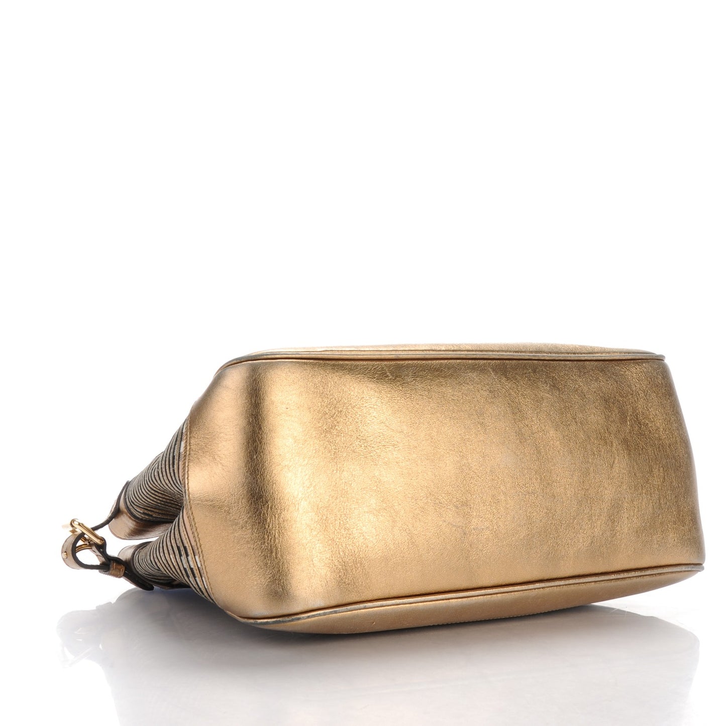 Haymarket Check Stripes Small Ravensdon Tote Gold