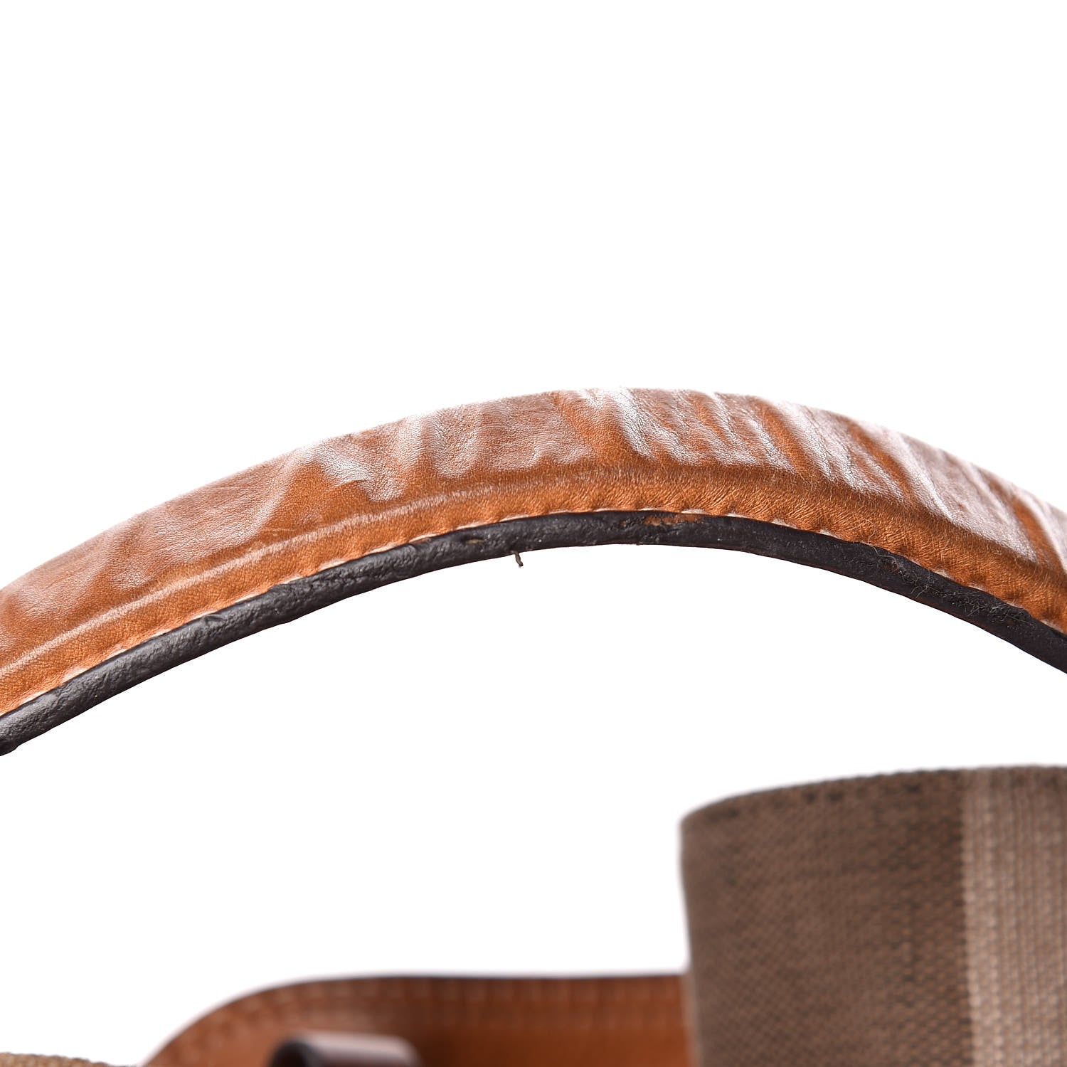 Burberry Canvas Mega Check Medium Ashby Hobo Saddle Brown 17 of 18