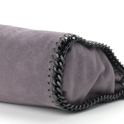 Stella McCartney Shaggy Deer Mini Falabella Fold Over Tote Light Grey 11 of 11