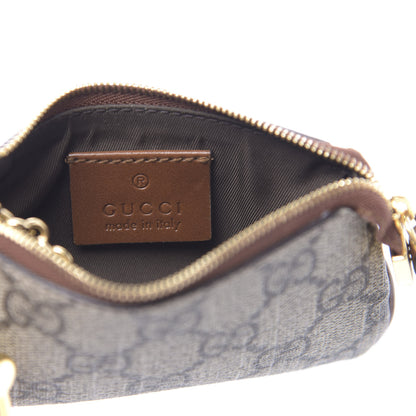 Gucci GG Supreme Monogram Key Case Brown 6 of 8