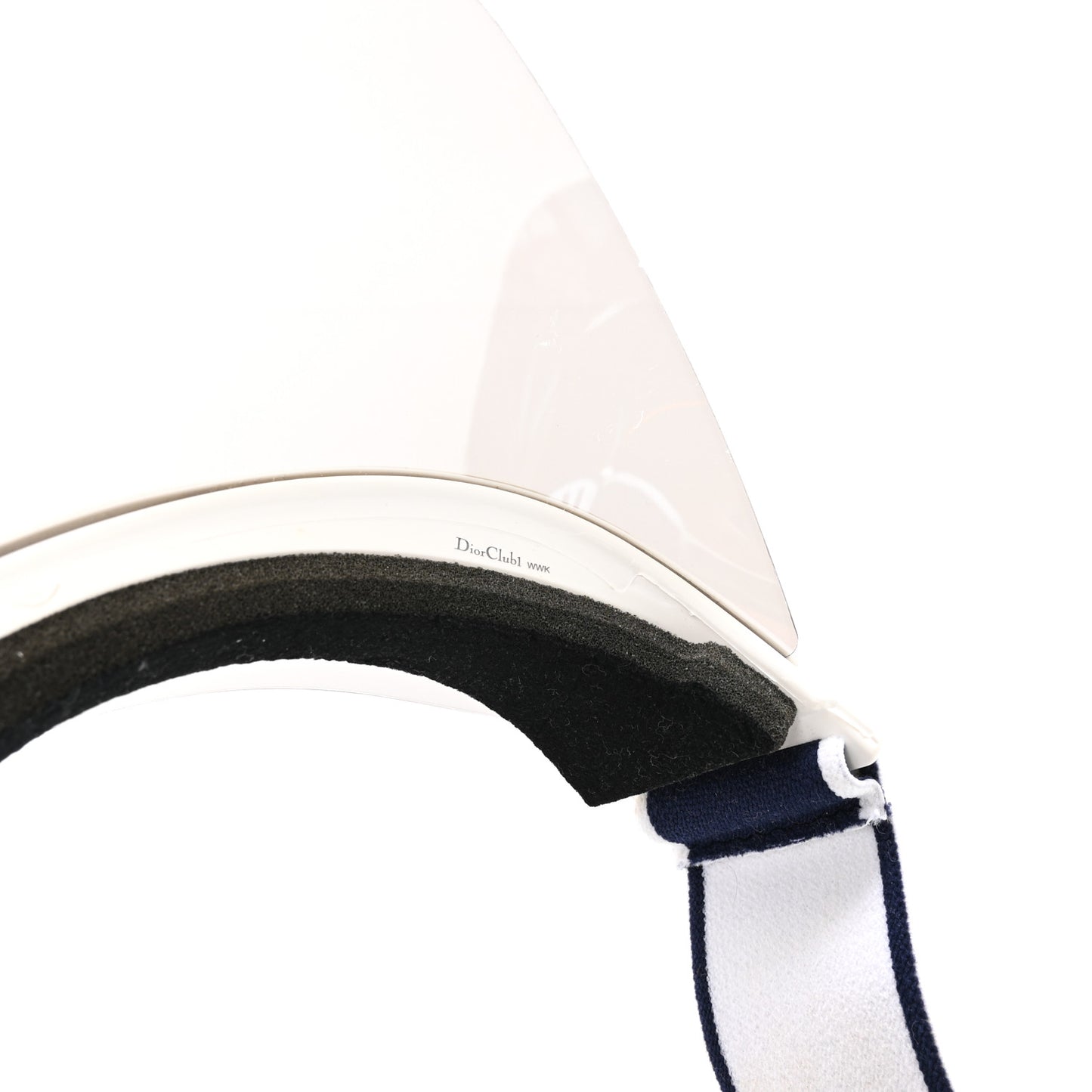 Mirrored DiorClub1 Sun Visor Silver Silver