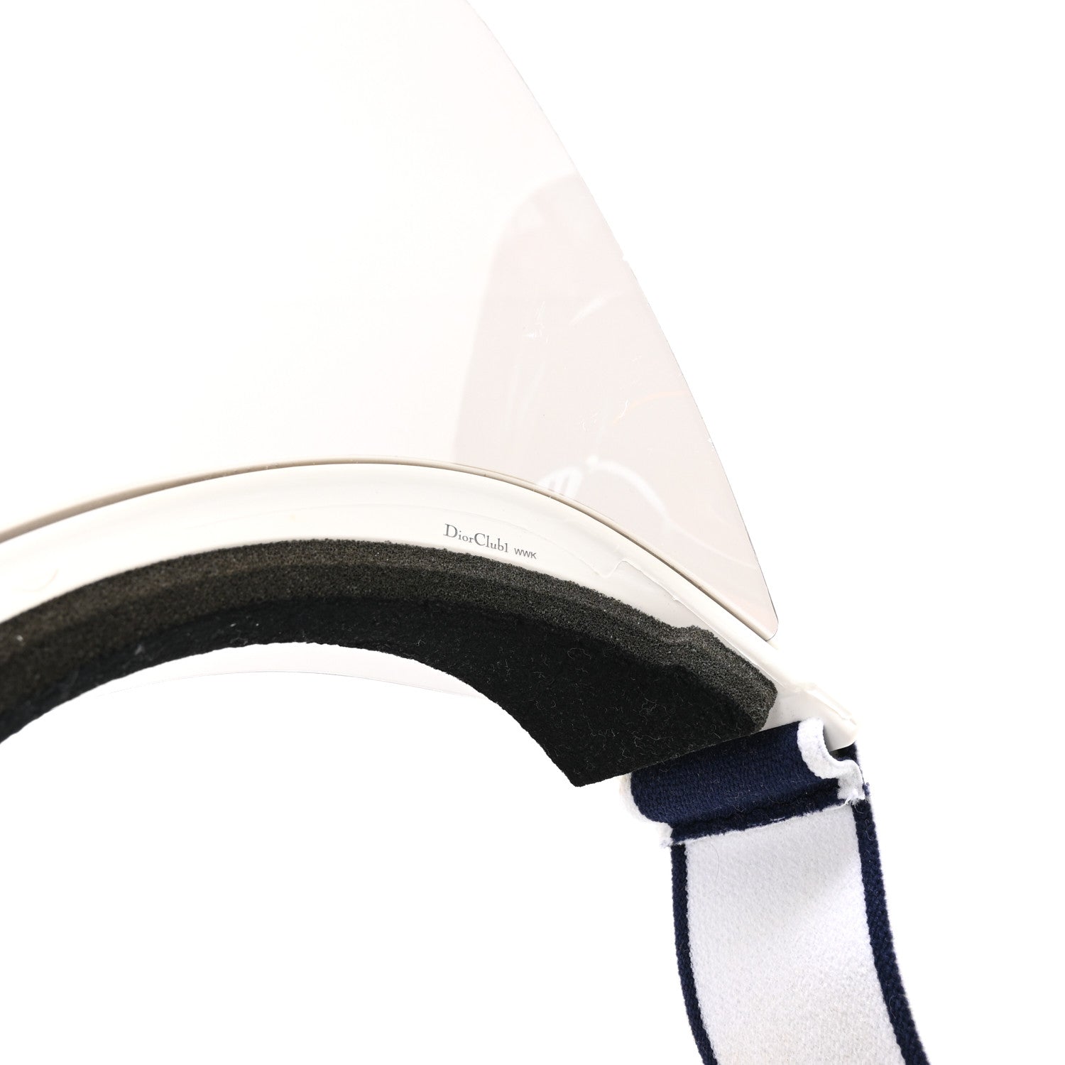 Christian Dior Mirrored DiorClub1 Sun Visor Silver Silver 8 of 11