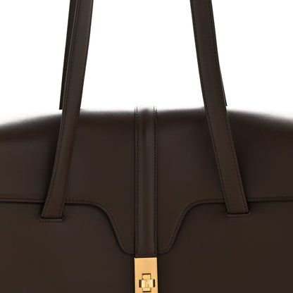 Celine Supple Grained Calfskin Medium Soft 16 Bag Dark Brown 9 of 14