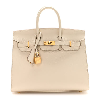 Hermes Epsom Birkin Sellier 25 Craie 1 of 10