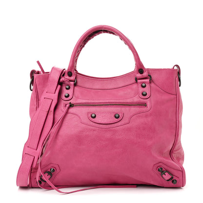 Balenciaga Agneau Classic Hardware Velo Cyclamen Fucsia 1 of 14