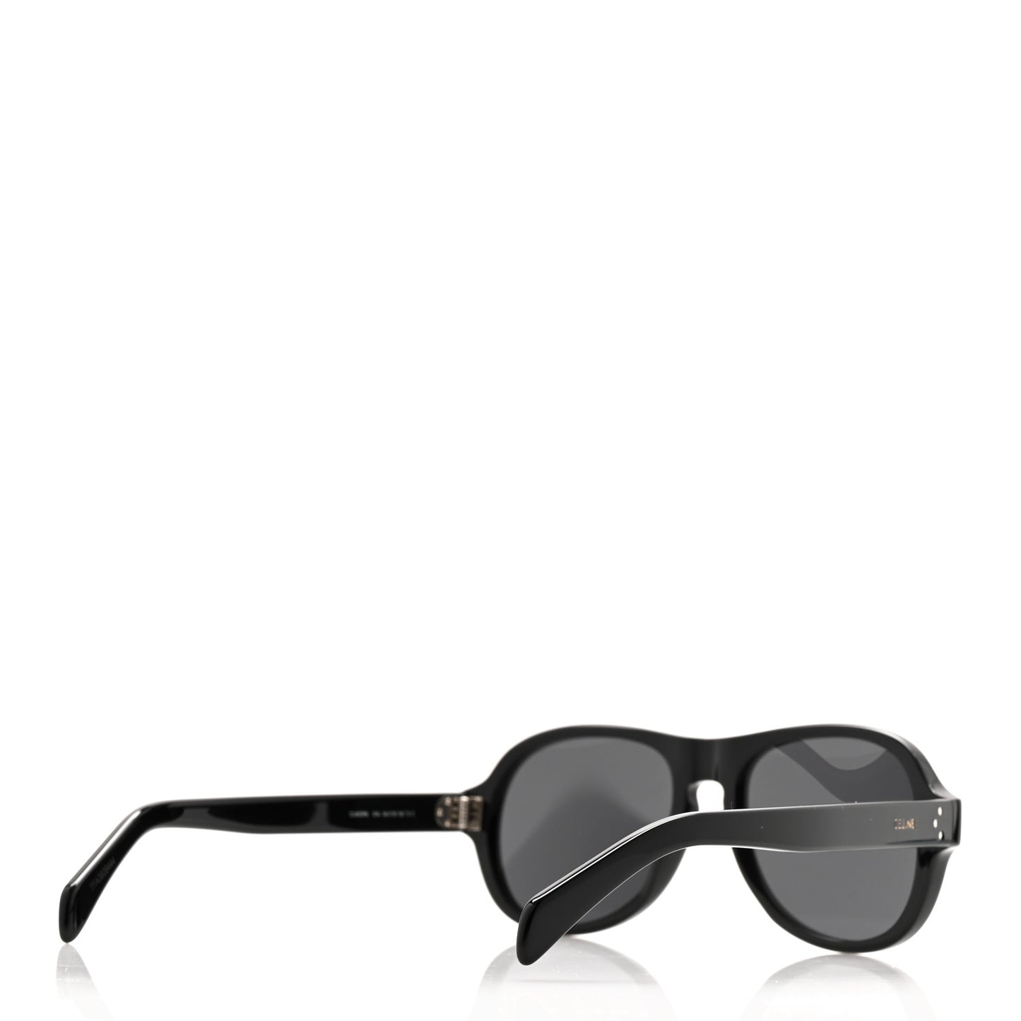Acetate Pilot Frame Sunglasses CL402981 Black