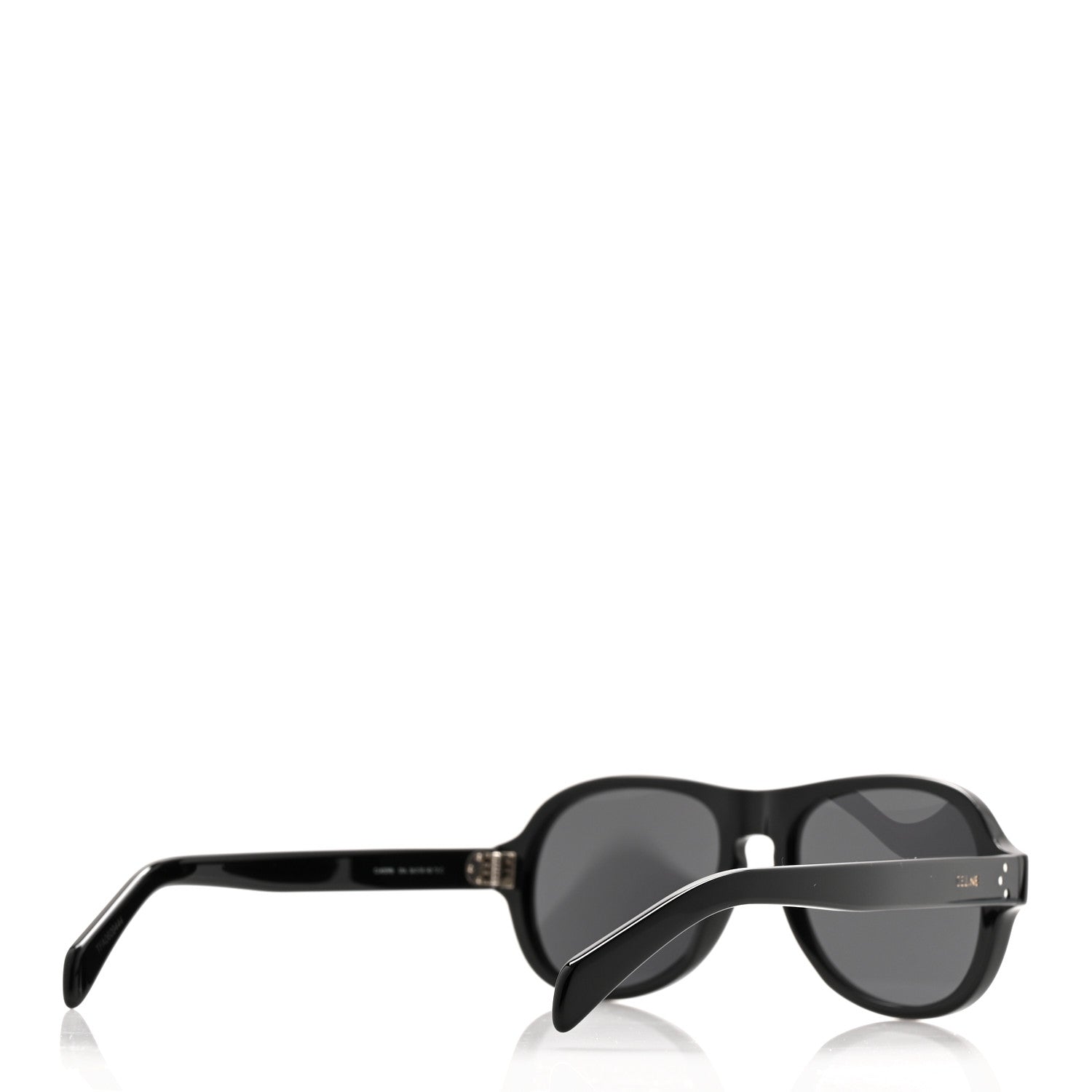 Celine Acetate Pilot Frame Sunglasses CL402981 Black 3 of 8