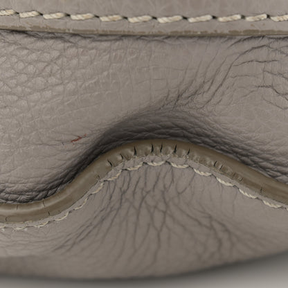 Chloe Calfskin Medium Marcie Round Crossbody Bag Cashmere Grey 16 of 17
