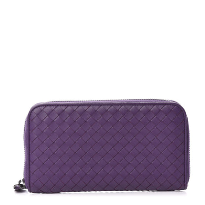 Bottega Veneta Nappa Intrecciato Zip Around Wallet Monalisa 1 of 9