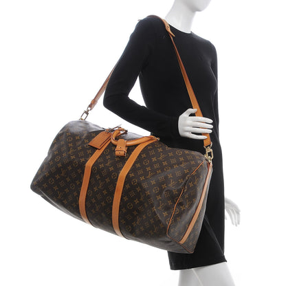 Louis Vuitton Monogram Keepall Bandouliere 55 2 of 11