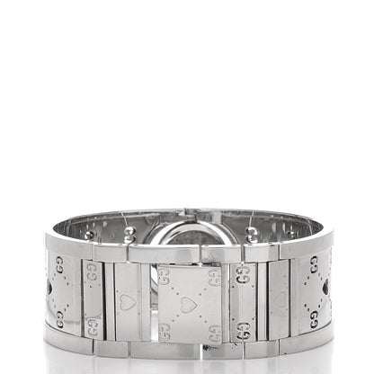 Gucci Stainless Steel Mother of Pearl 23mm Twirl Heart Quartz Watch 3 of 6