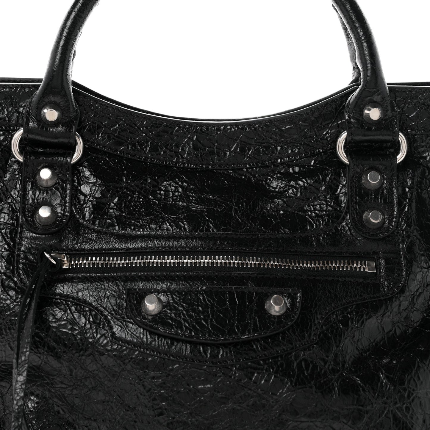 Agneau Arena Silver Hardware Medium Le City Black