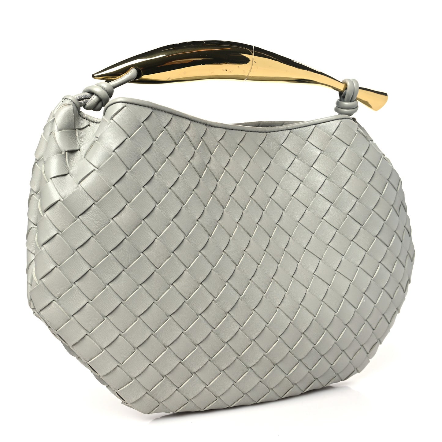 Nappa Intrecciato Sardine Bag Agate Grey