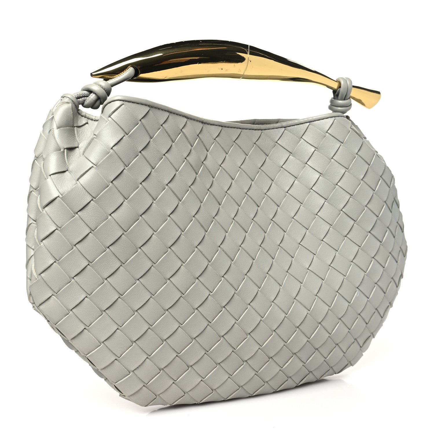 Bottega Veneta Nappa Intrecciato Sardine Bag Agate Grey 3 of 11