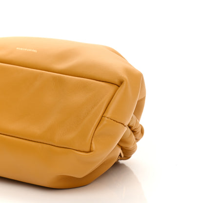 Mansur Gavriel Lambskin Mini Cloud Chain Clutch Ochre 6 of 10