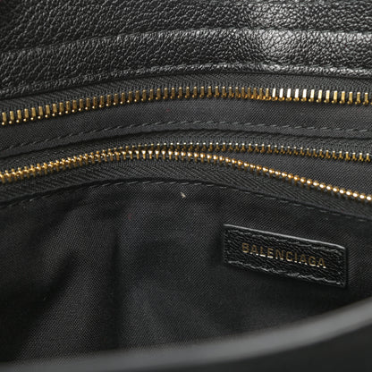 Balenciaga Chevre Gold Metallic Edge Hardware City Black 12 of 14