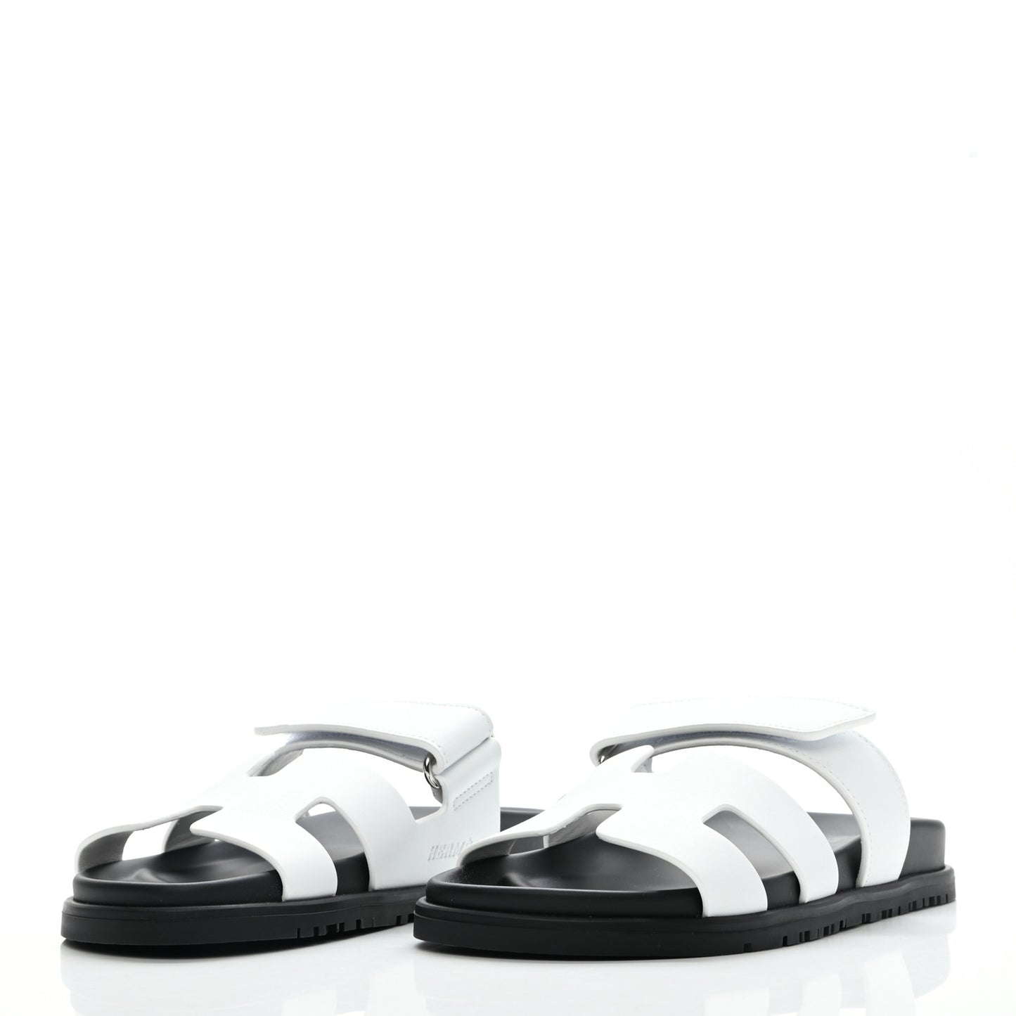 Calfskin Womens Chypre Sandals 37 White