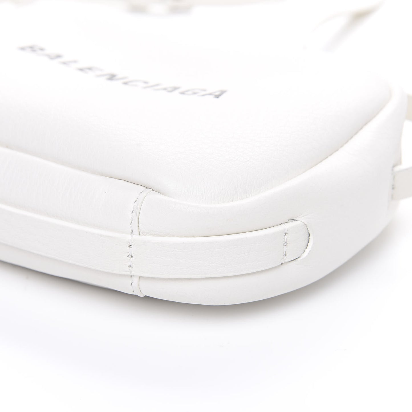 Calfskin Logo XS Everyday Camera Bag White