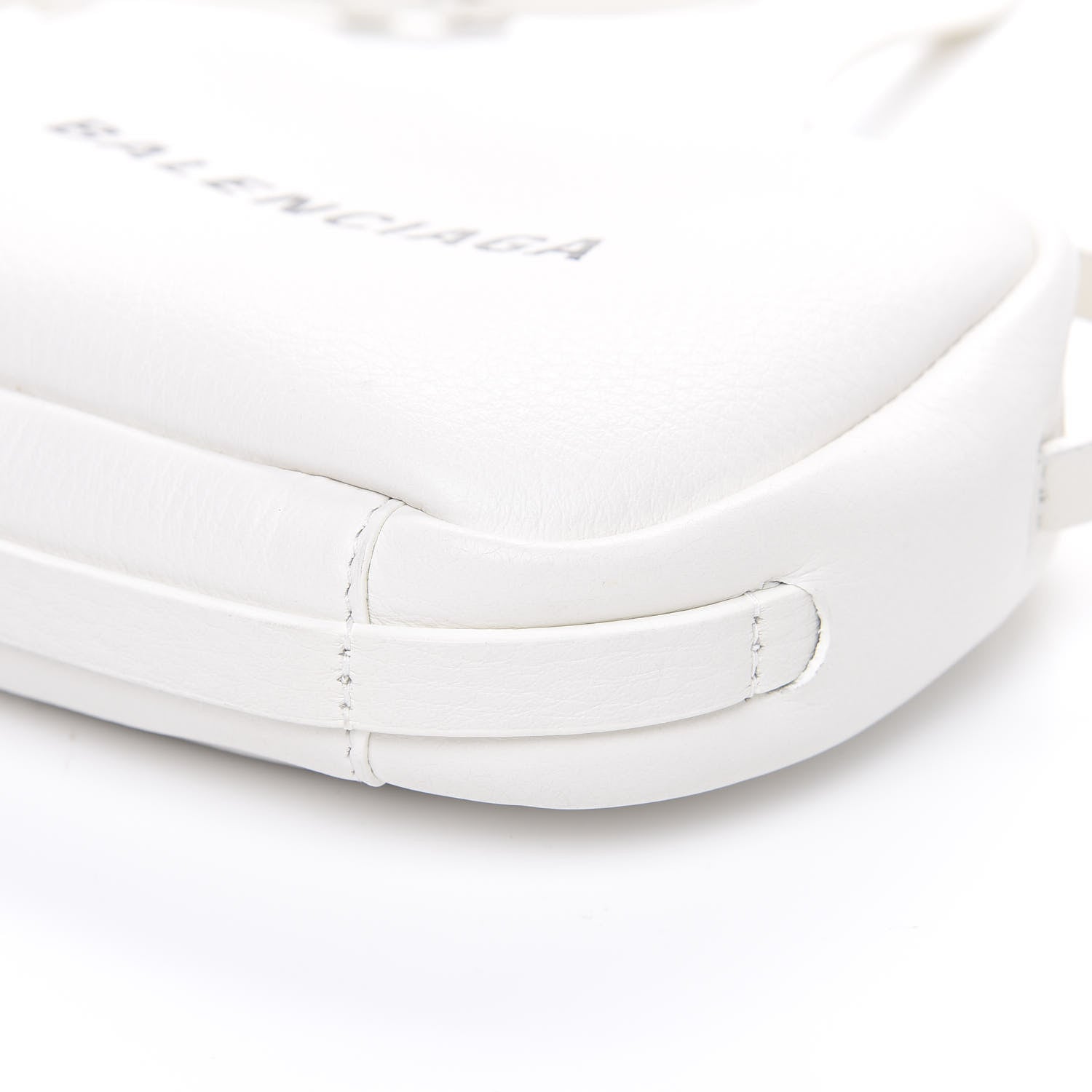 Balenciaga Calfskin Logo XS Everyday Camera Bag White 8 of 8