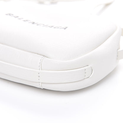 Balenciaga Calfskin Logo XS Everyday Camera Bag White 8 of 8