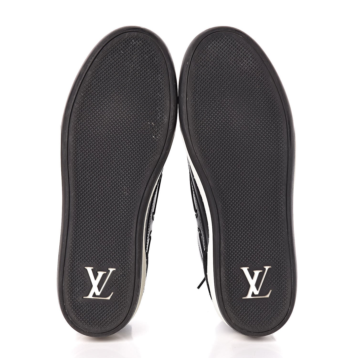 Louis Vuitton Calfskin Sneakers 8 Black 7 of 11