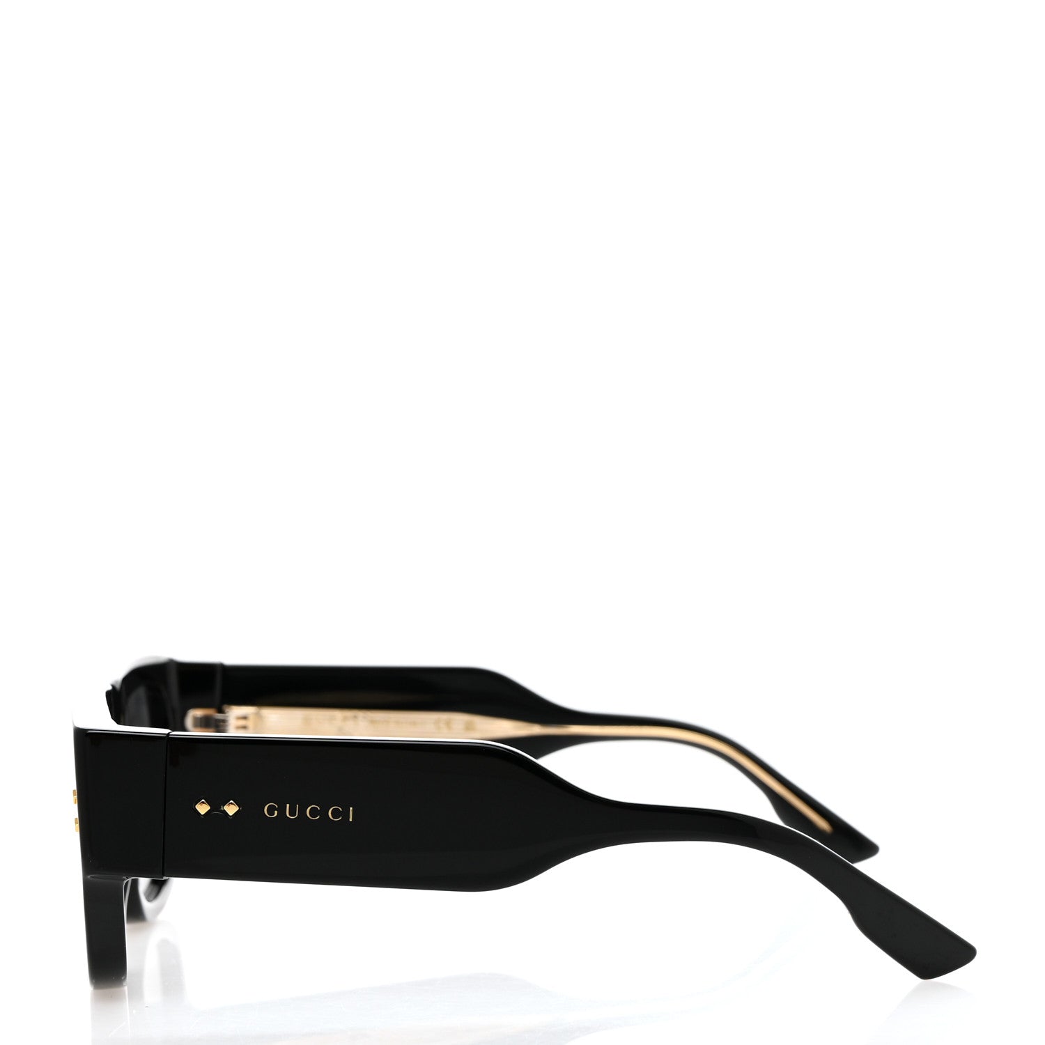 Gucci Acetate Square Frame Sunglasses GG1262S Black 3 of 8