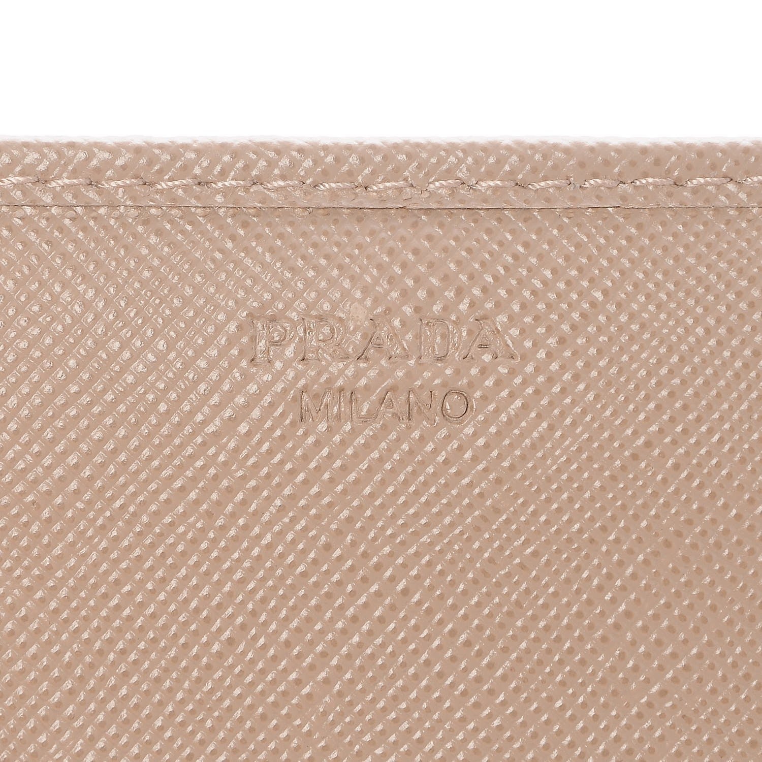 Prada Saffiano Metal Oro Chain Wallet Cammeo 6 of 8