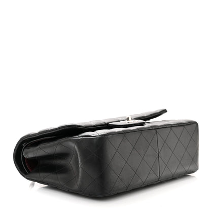 Chanel Lambskin Quilted Jumbo Double Flap Black 4 of 10