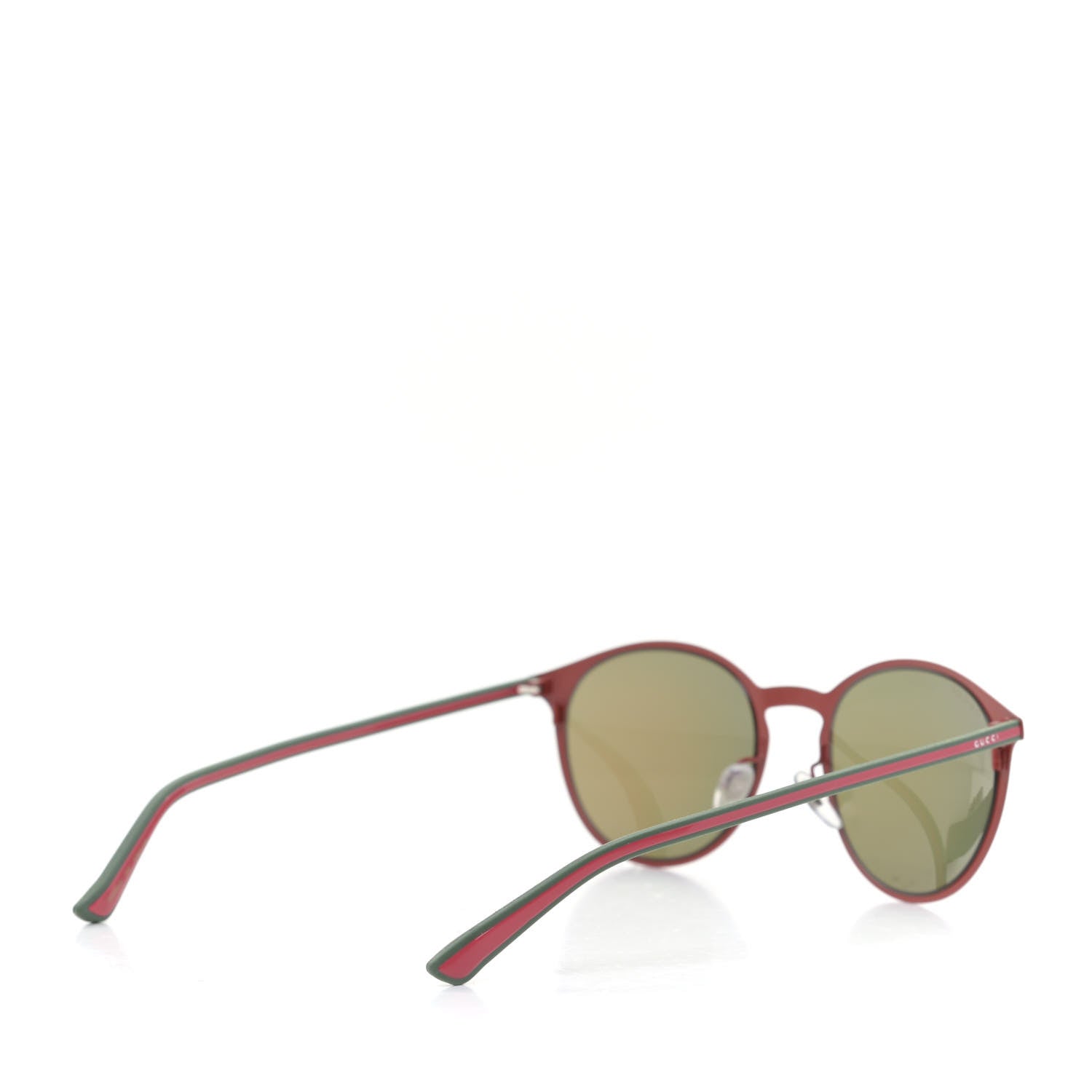 Gucci Round Sunglasses GG0504S Red Green 4 of 7