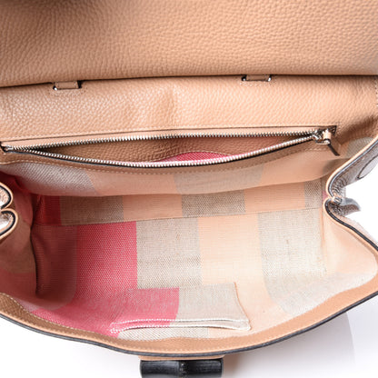 Gucci Cellarius Calfskin Medium Bamboo Daily Top Handle Bag Camelia 4 of 10