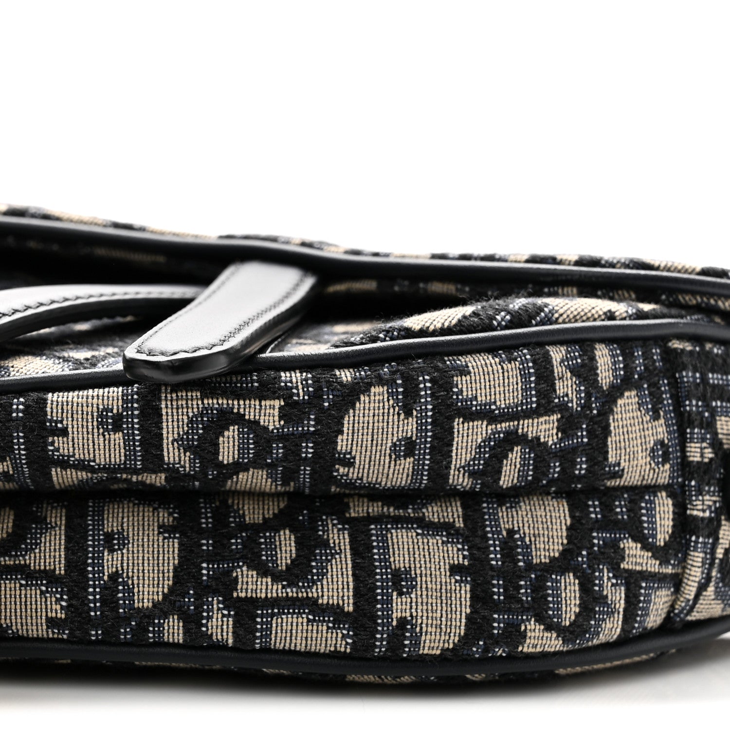 Christian Dior Oblique Mini Saddle Bag Blue 10 of 11