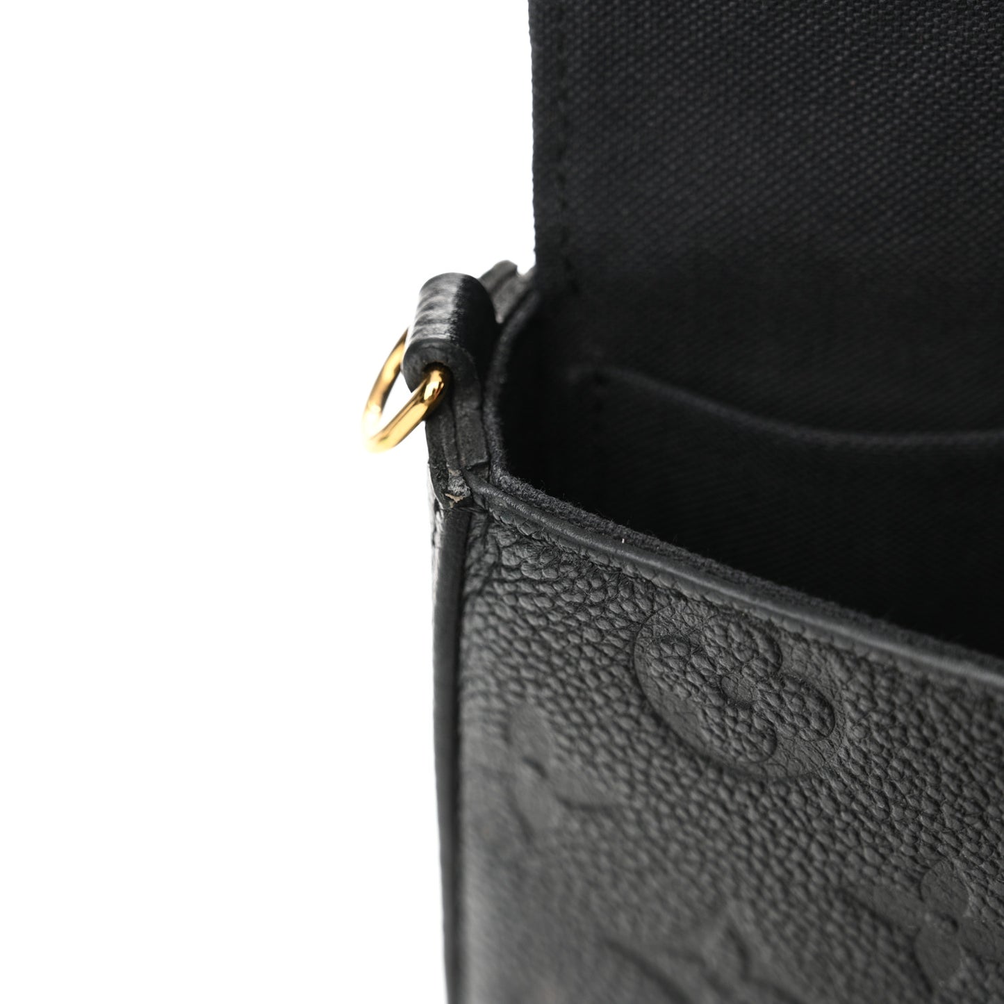 Empreinte Pochette Felicie Chain Wallet Black