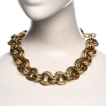 Chanel Chain Short Necklace Gold 2 of 5
