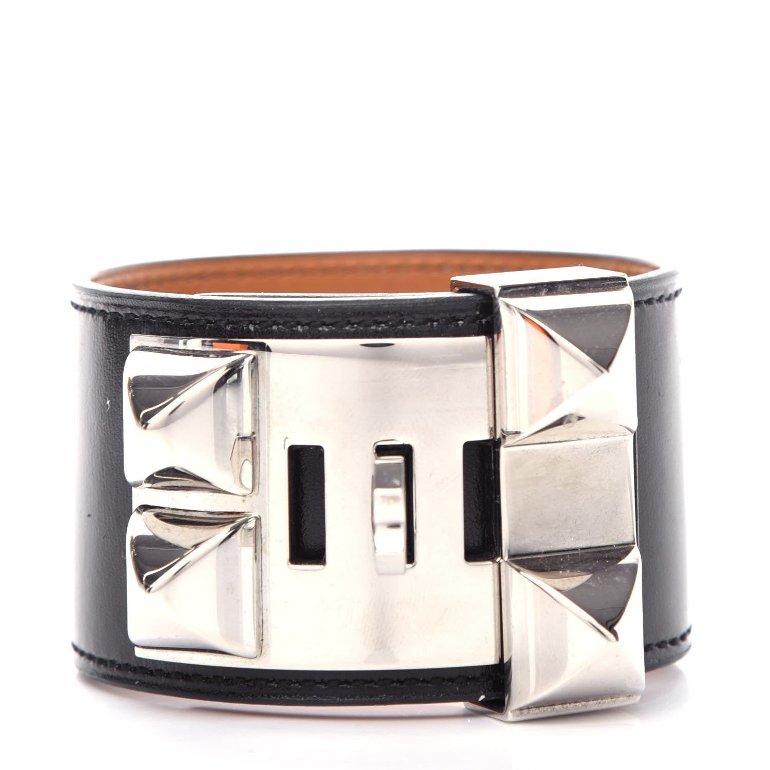 Hermes Box Collier de Chien CDC Bracelet L Black 3 of 7